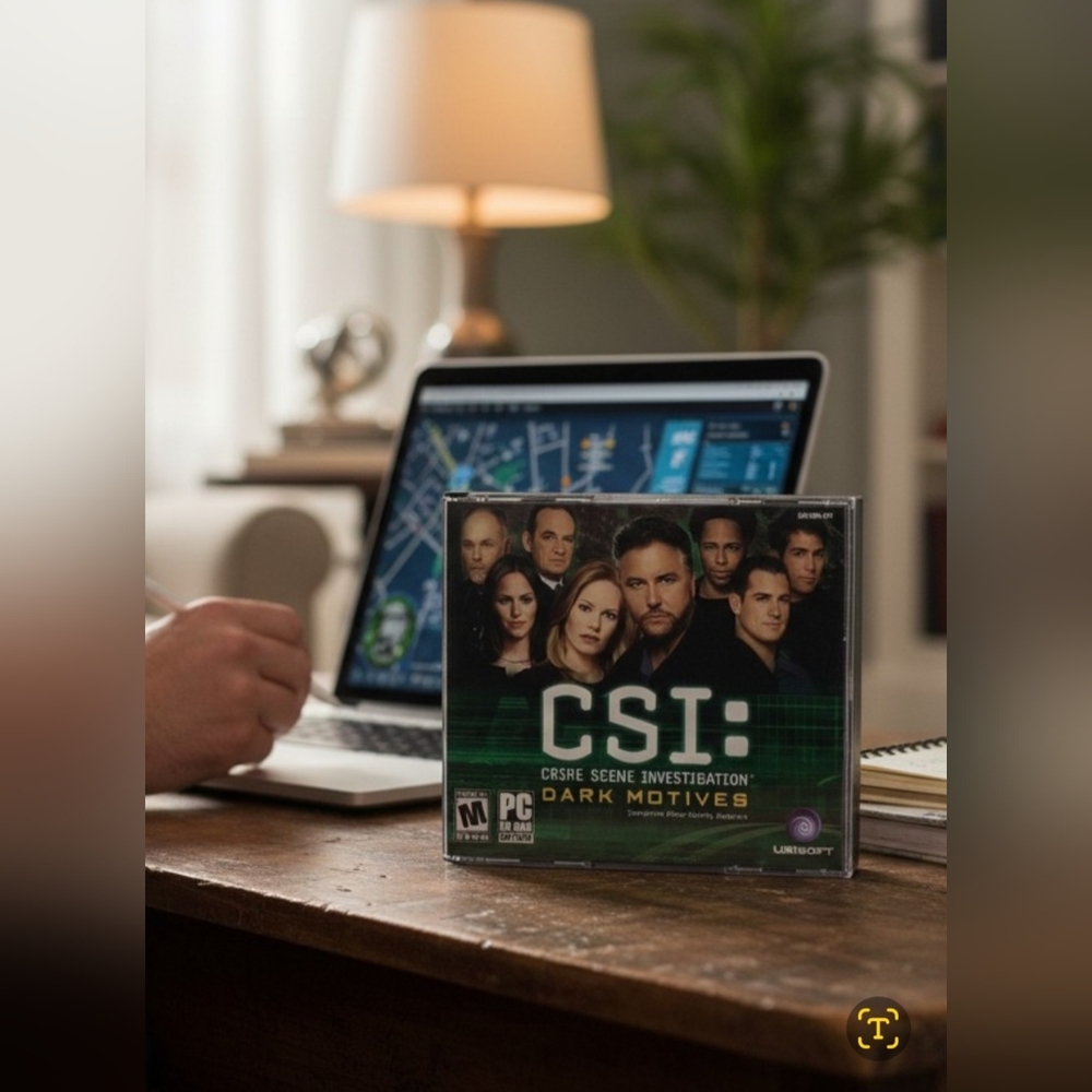 CSI: Crime Scene Investigation Dark Motives (PC CD-ROM 2004) Ubisoft Interactive